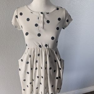 Heart & Hips polka Dot girl dress size M 10/12